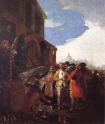Francisco Goya Fair of Madrid Sweden oil painting artist